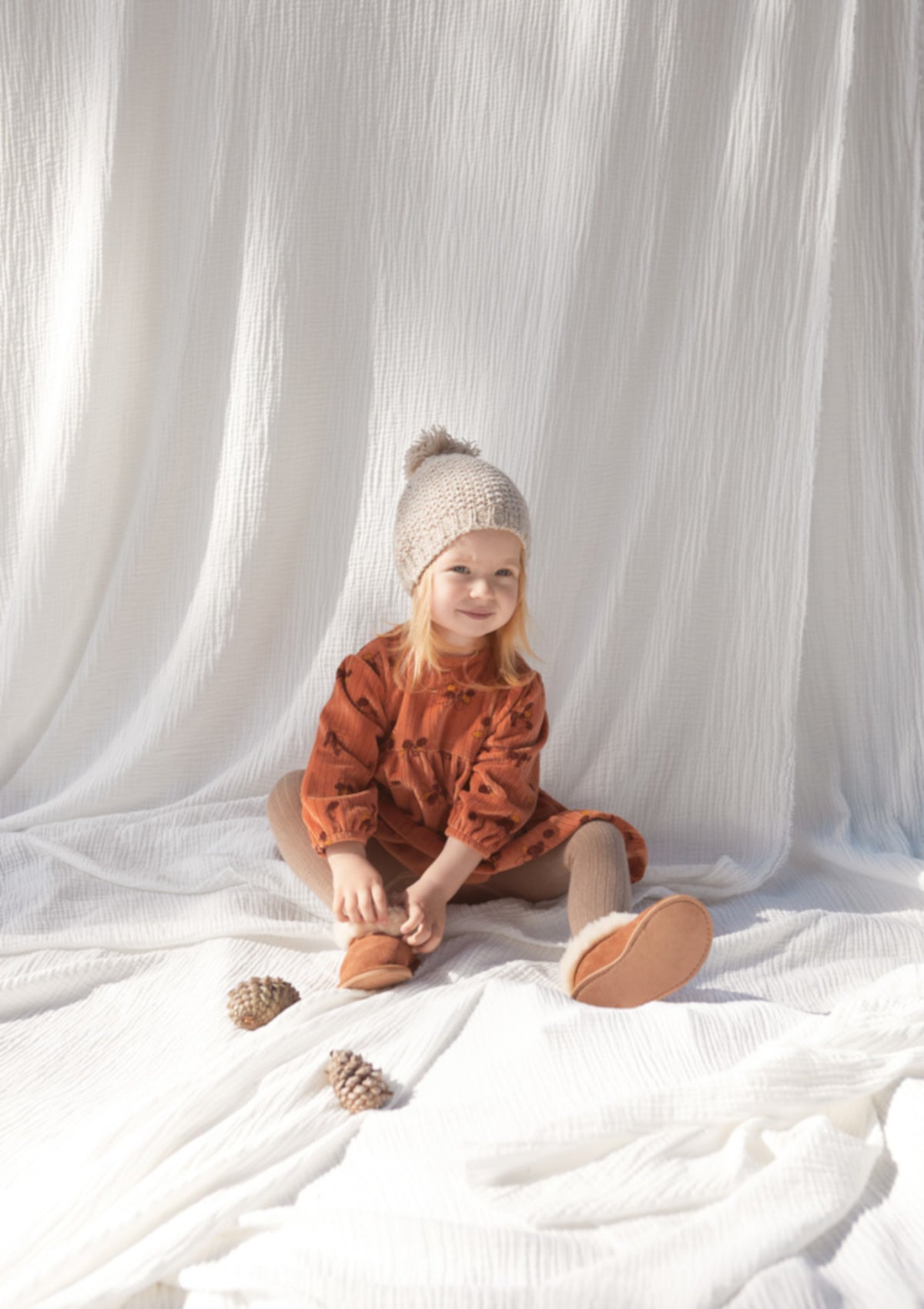 Vestido de malha aveludada | Mother Lúcia - PLAYUP