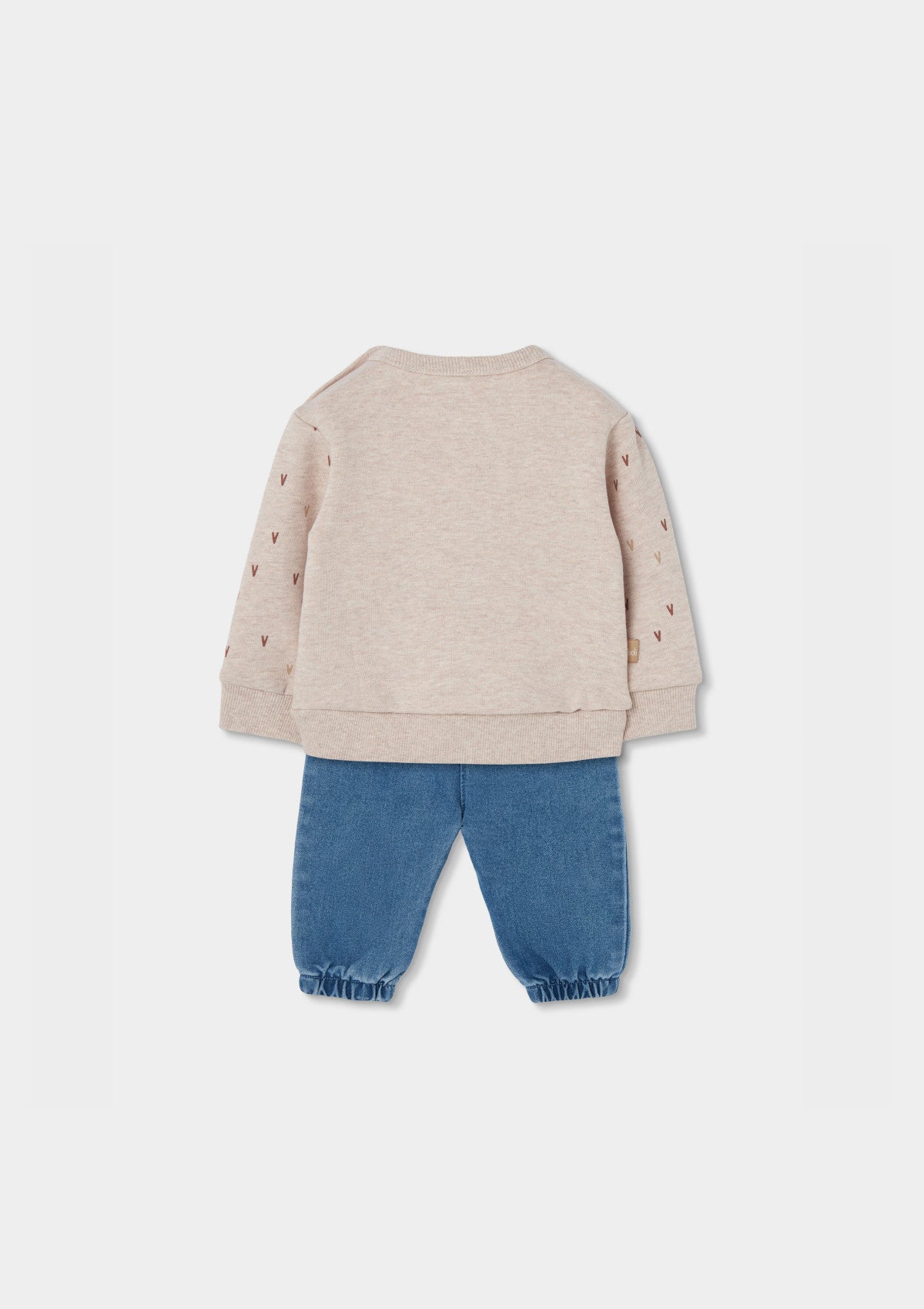 Conjunto com bordado de coelhinho - BOBOLI