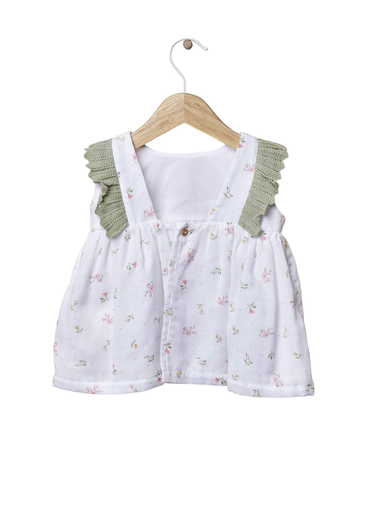Vestido estampado floral com detalhe tricotado | HELLO LITTLE MOTHER LOVE - WEDOBLE