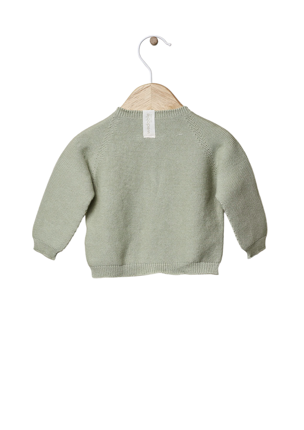 Casaco tricotado em algodão orgânico | HELLO LITTLE MOTHER LOVE - WEDOBLE
