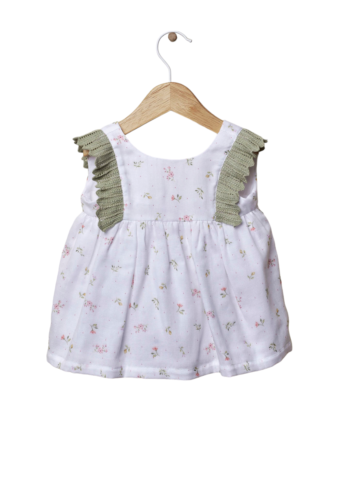 Vestido estampado floral com detalhe tricotado | HELLO LITTLE MOTHER LOVE - WEDOBLE