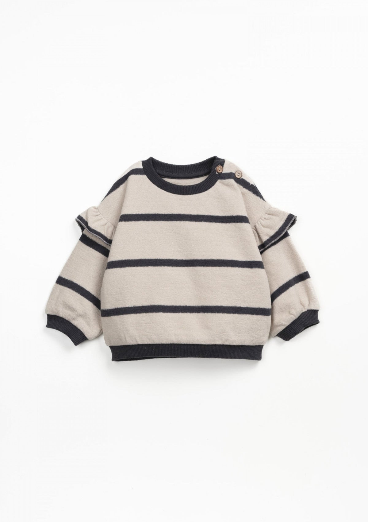 Camisola às riscas com carda interior | Wooden Memories - PLAYUP