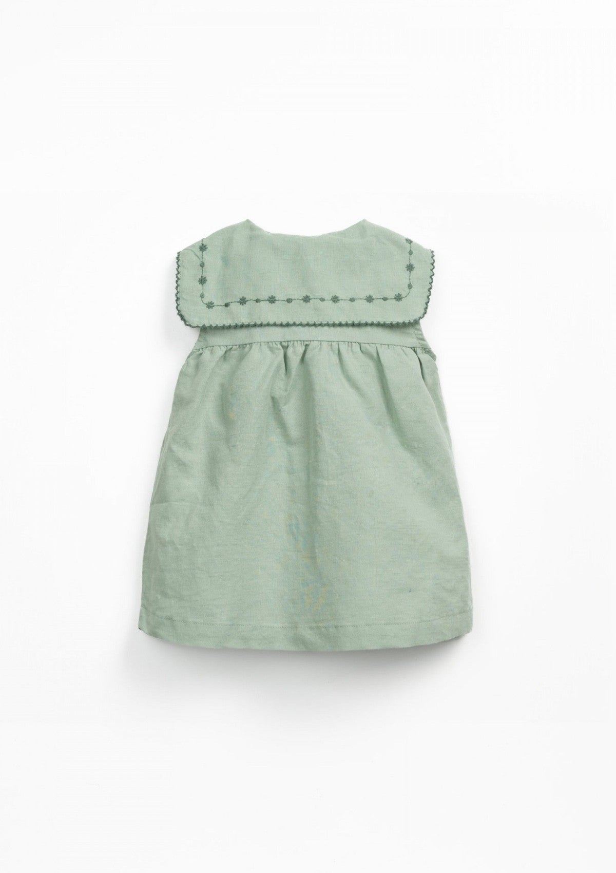 Vestido de tecido com gola - PLAYUP