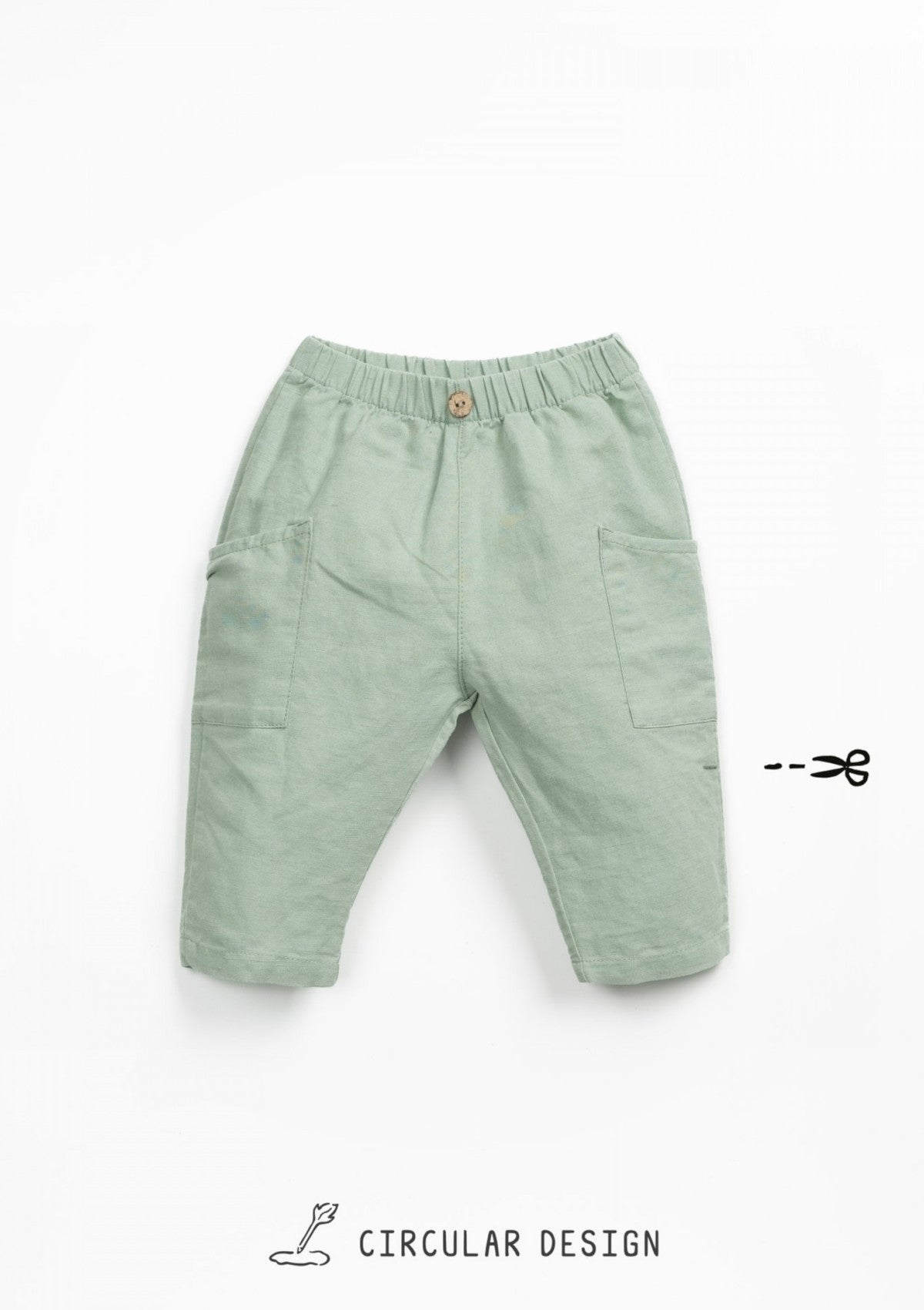 Calça de tecido com bolsos laterais - PLAYUP