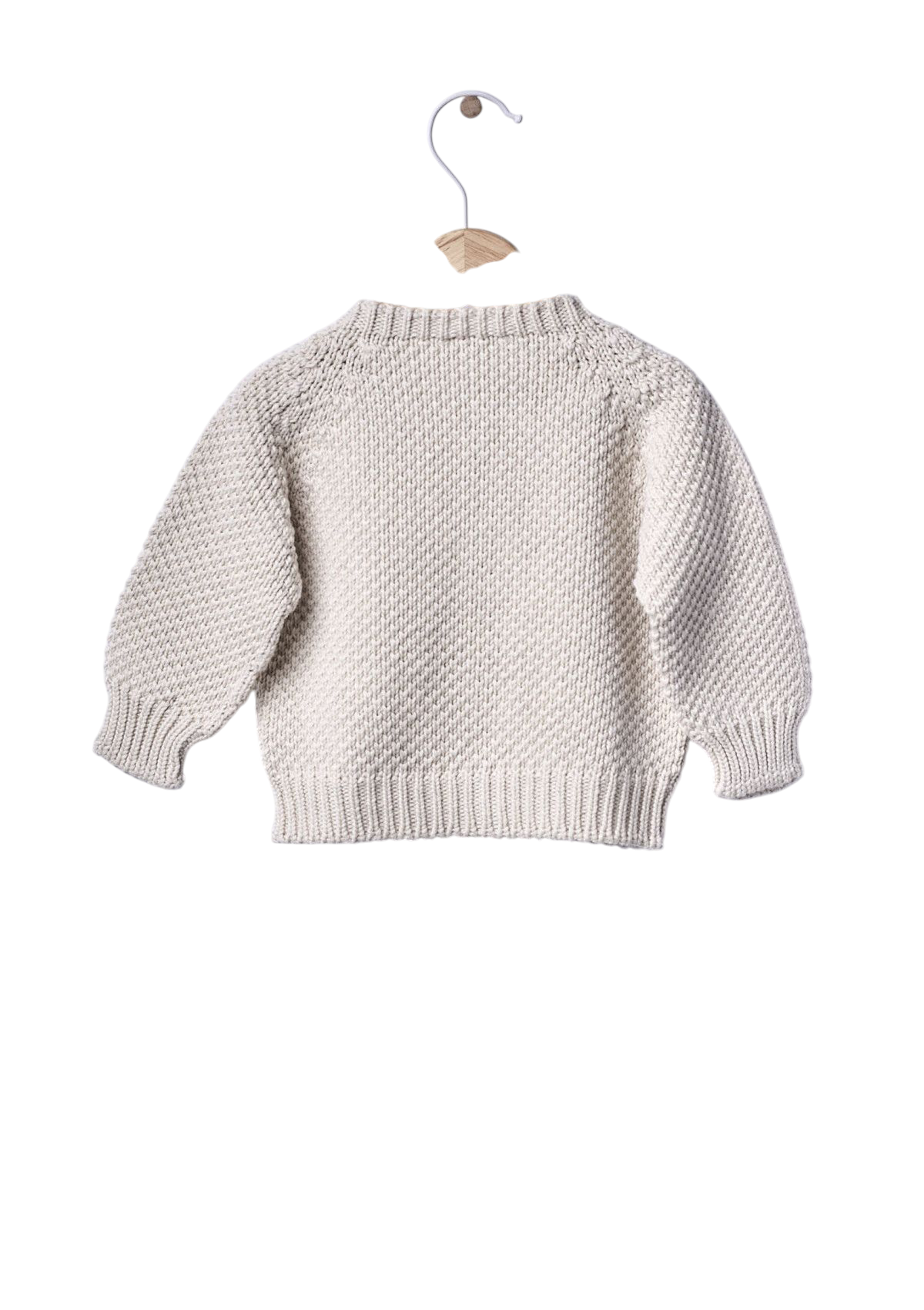 Casaco tricotado em algodão orgânico | NAVY CODE - WEDOBLE