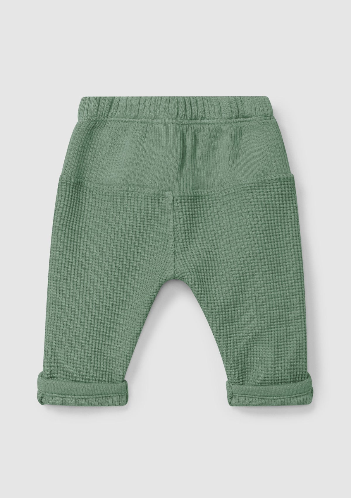 Waffle Knit Pull-Up Pants - SNUG