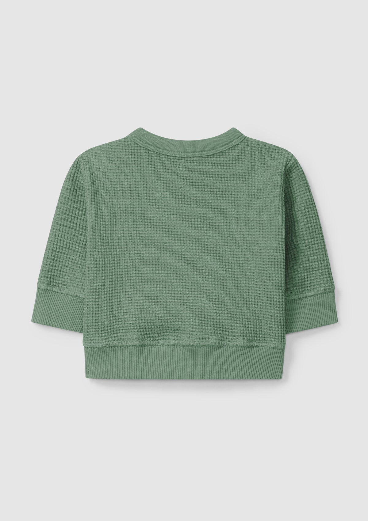 "Smile" waffle knit sweatshirt - SNUG