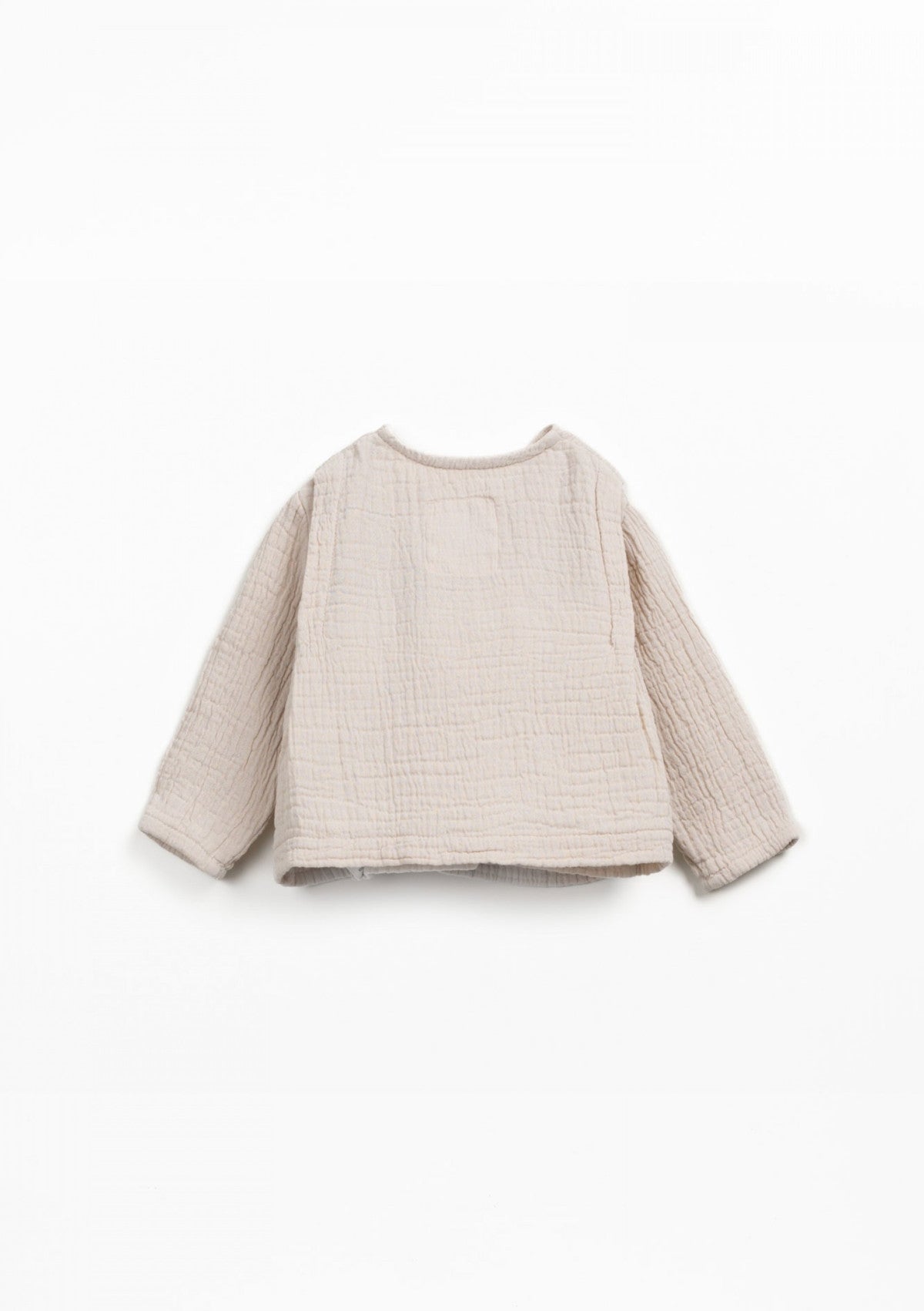 Blusa com trespasse em tecido em algodão - PLAYUP