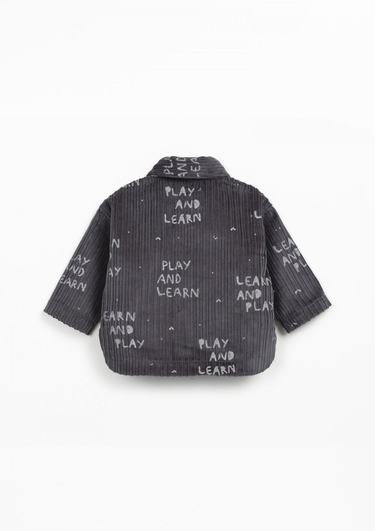 Camisa de bombazine com abertura de botões de coco - PLAYUP