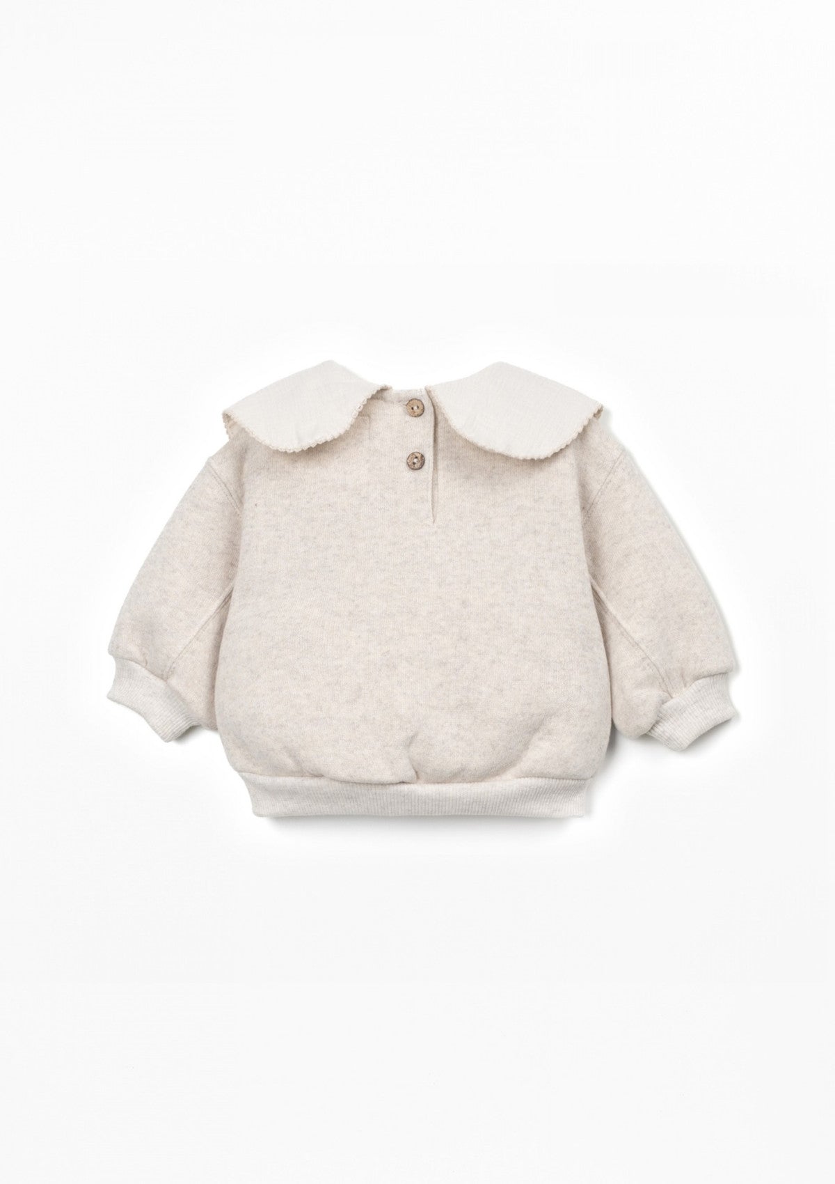 Plush sweatshirt with collar - PLAYUP