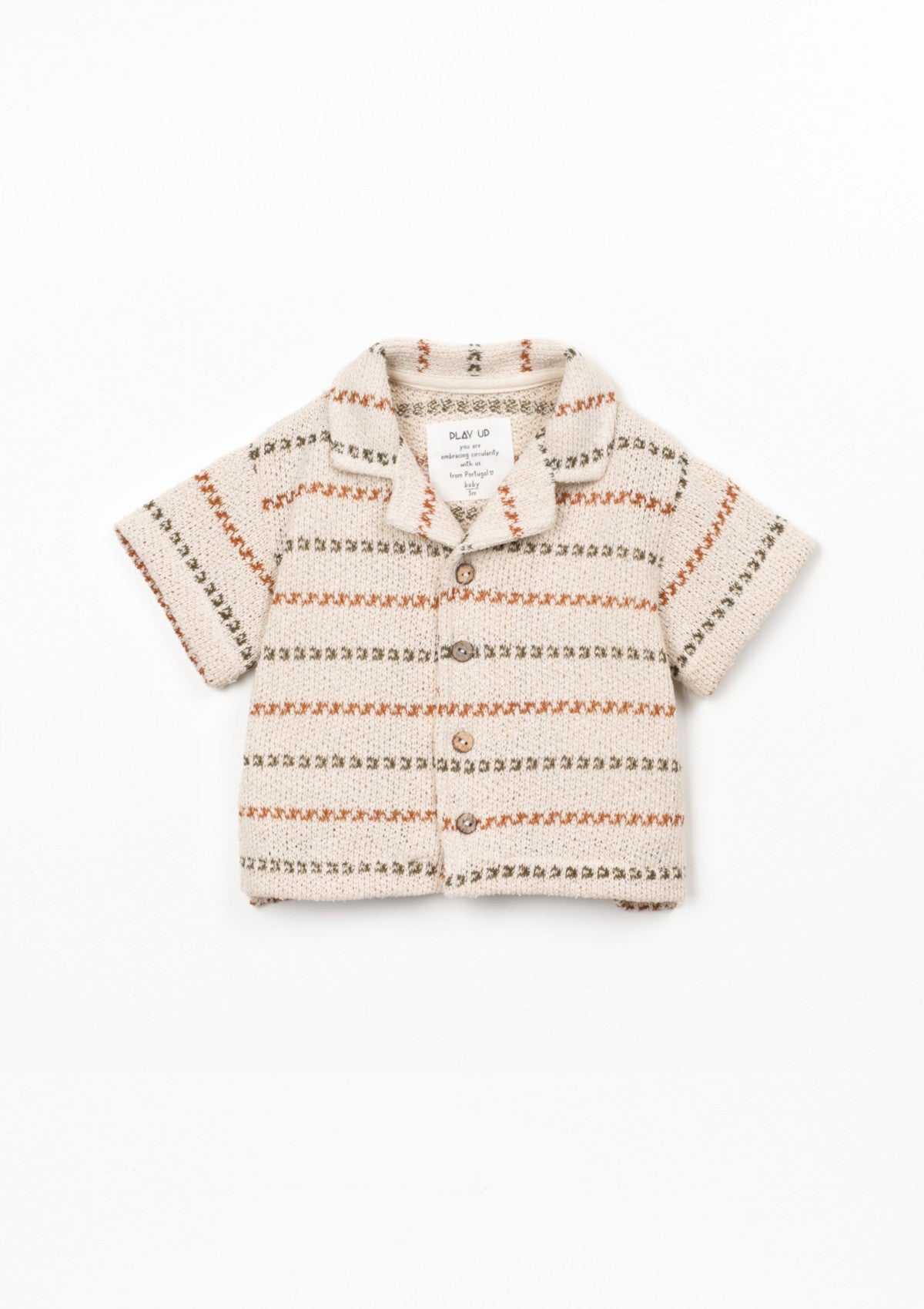 Camisa de malha com padrão de riscas - PLAYUP