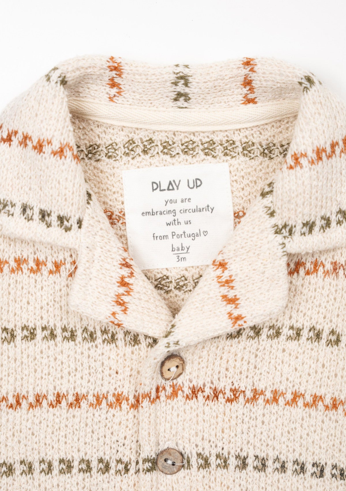 Camisa de malha com padrão de riscas - PLAYUP