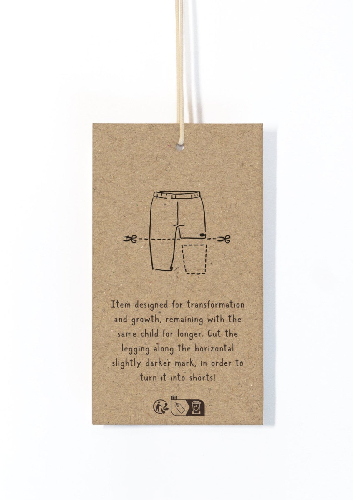 Calça felpa em algodão orgânico com cintura elástica e estampado - PLAYUP