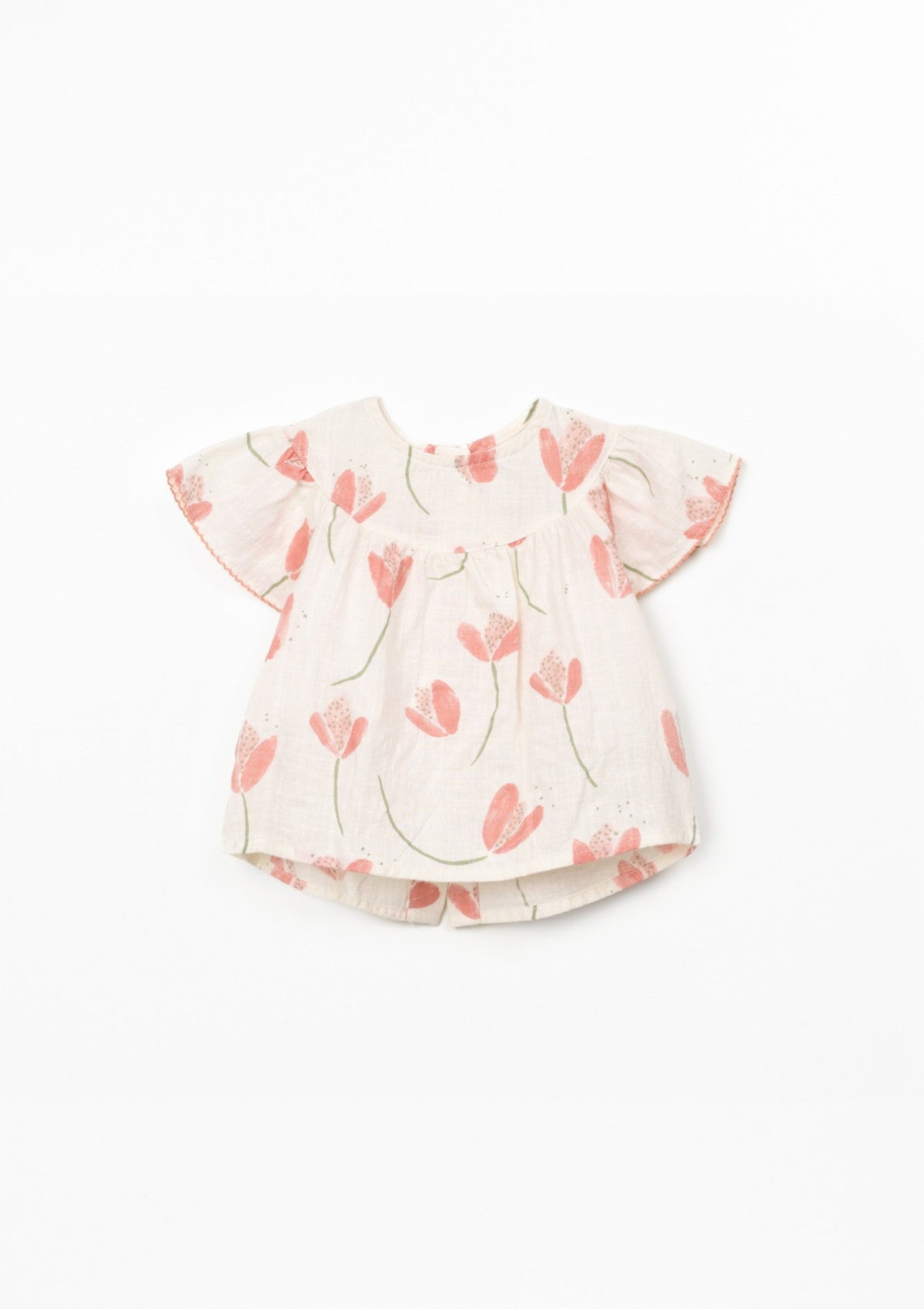 Túnica de algodão orgânico com estampado - PLAYUP