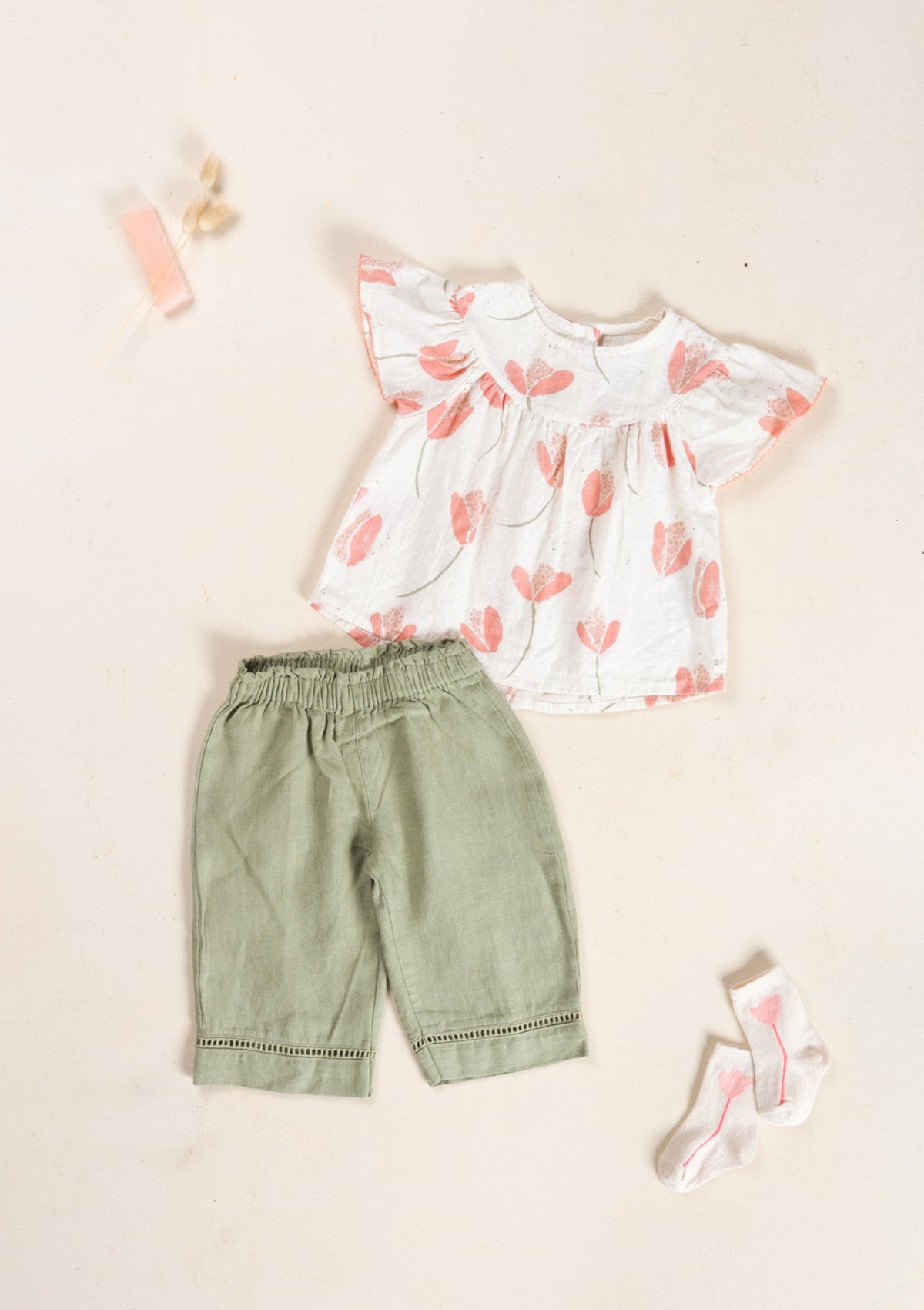 Túnica de algodão orgânico com estampado - PLAYUP