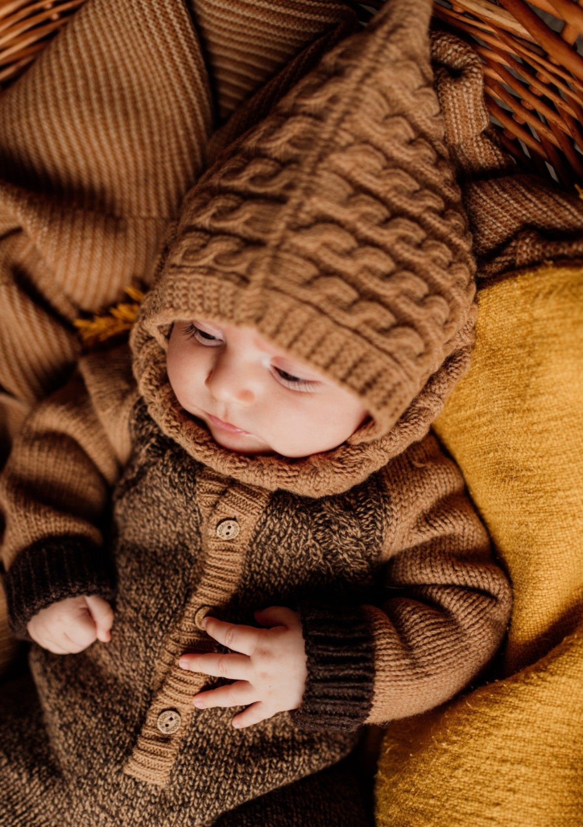 Gorro passa-montanhas tricotado em lã merino | SWEET AUTUMN - WEDOBLE