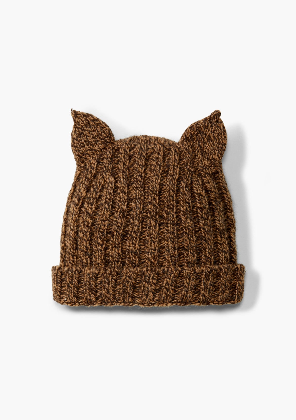 Gorro com orelhinhas tricotado em lã merino | SWEET AUTUMN - WEDOBLE