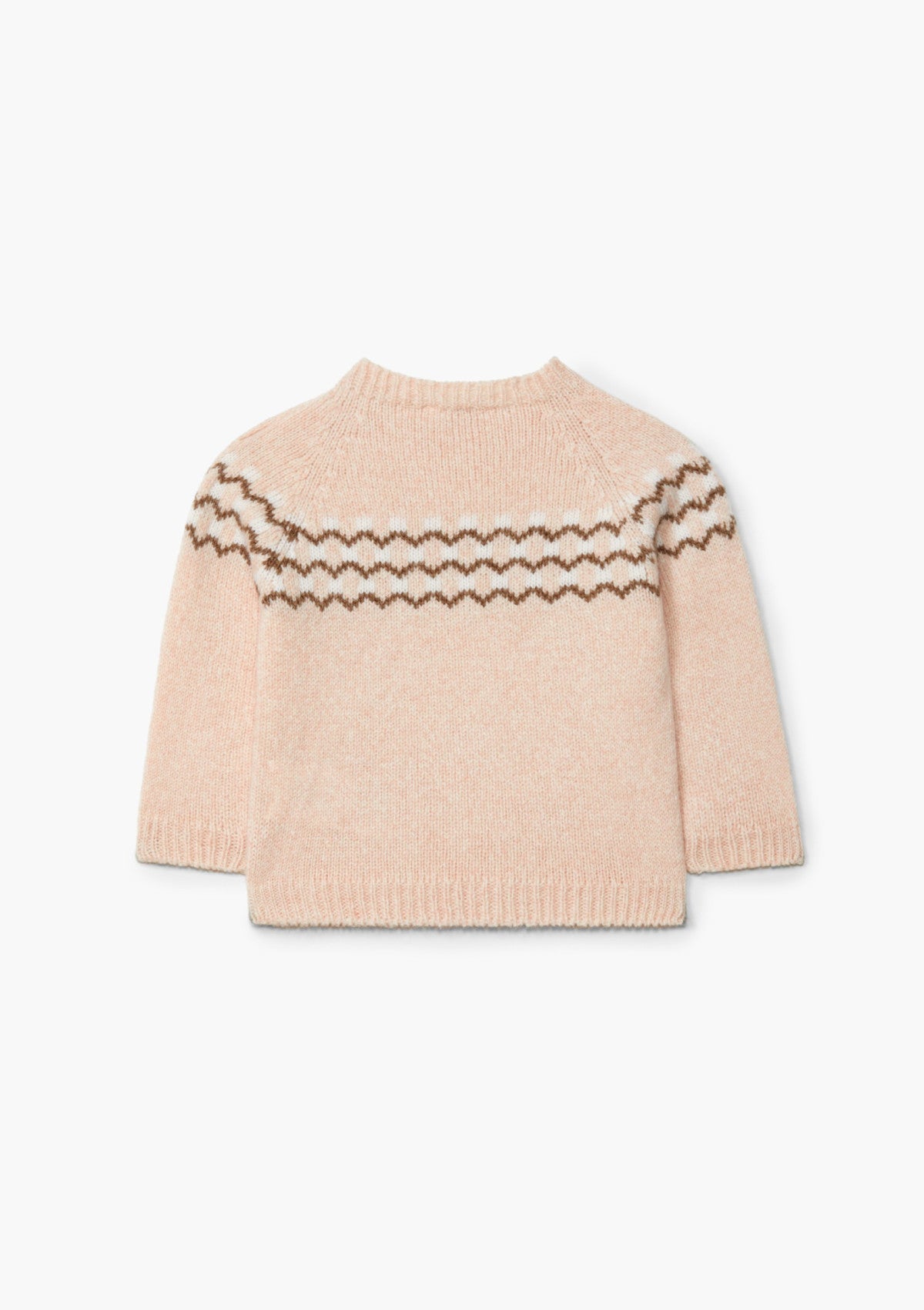 Camisola com jacquard tricotada em lã merino | YOU ARE SO KIND & SWEET - WEDOBLE