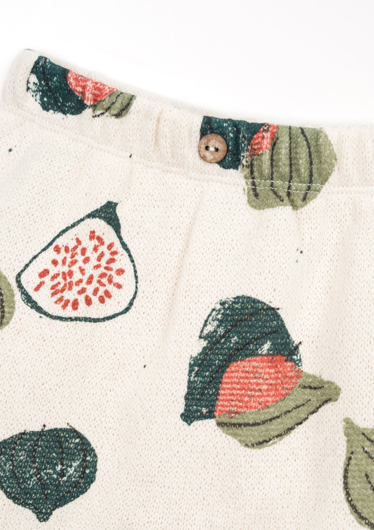 Calça de malha com estampado de figos - PLAYUP