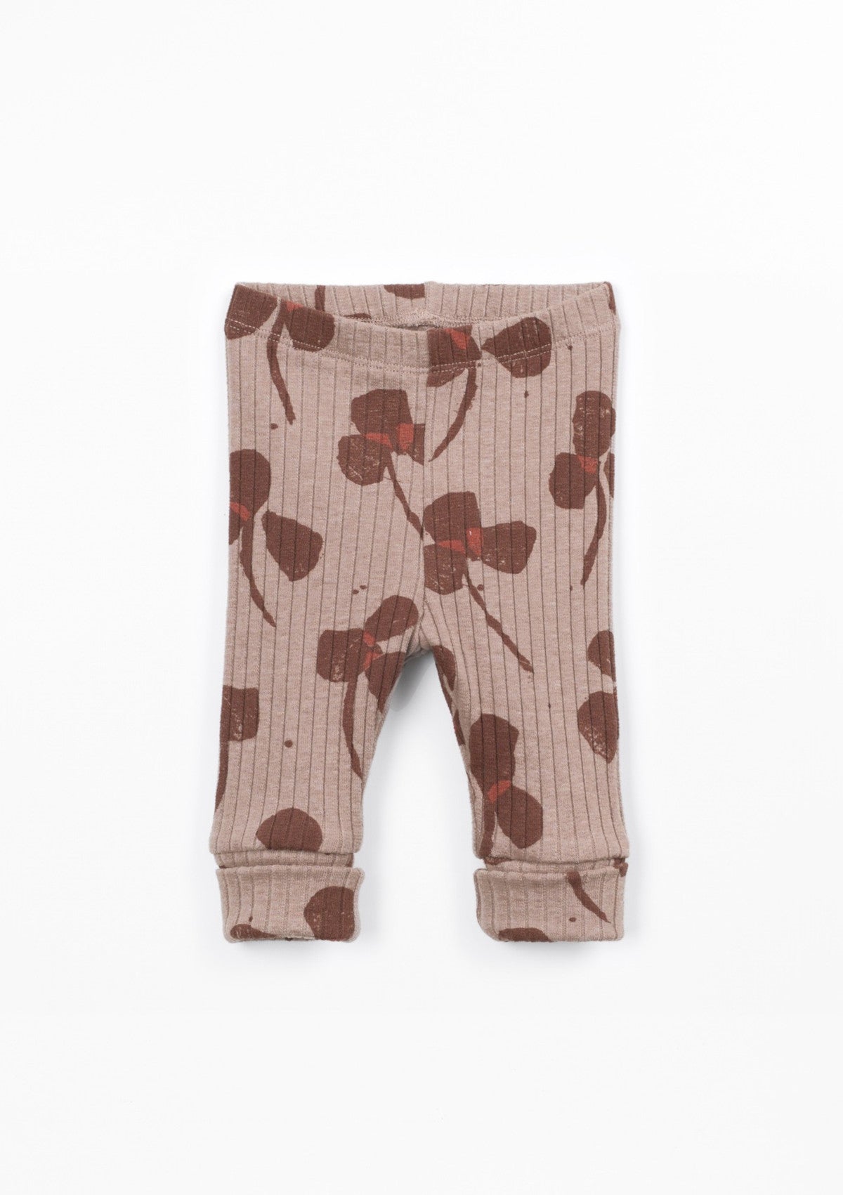 Leggings em algodão reciclado e poliéster com cintura elástica e estampado - PLAYUP