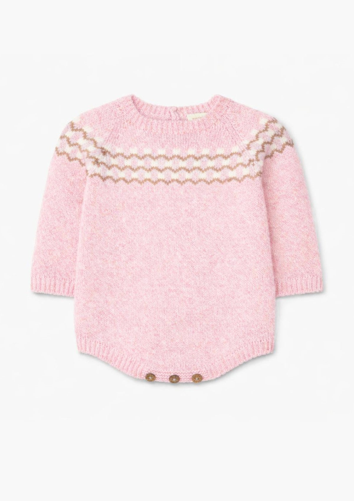 Fofo com jacquard tricotado em lã merino | YOU ARE SO KIND & SWEET - WEDOBLE