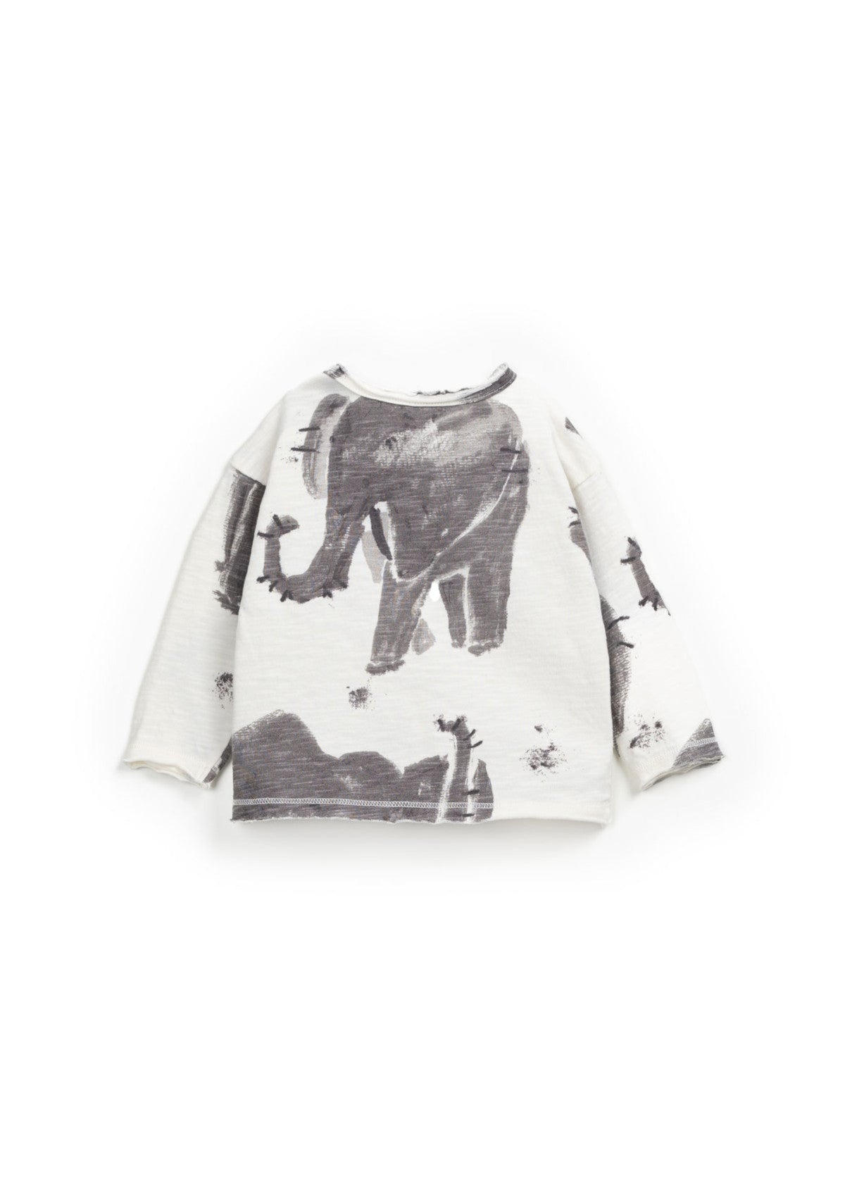 T-shirt em algodão orgânico com estampado | Wooden Memories - PLAYUP