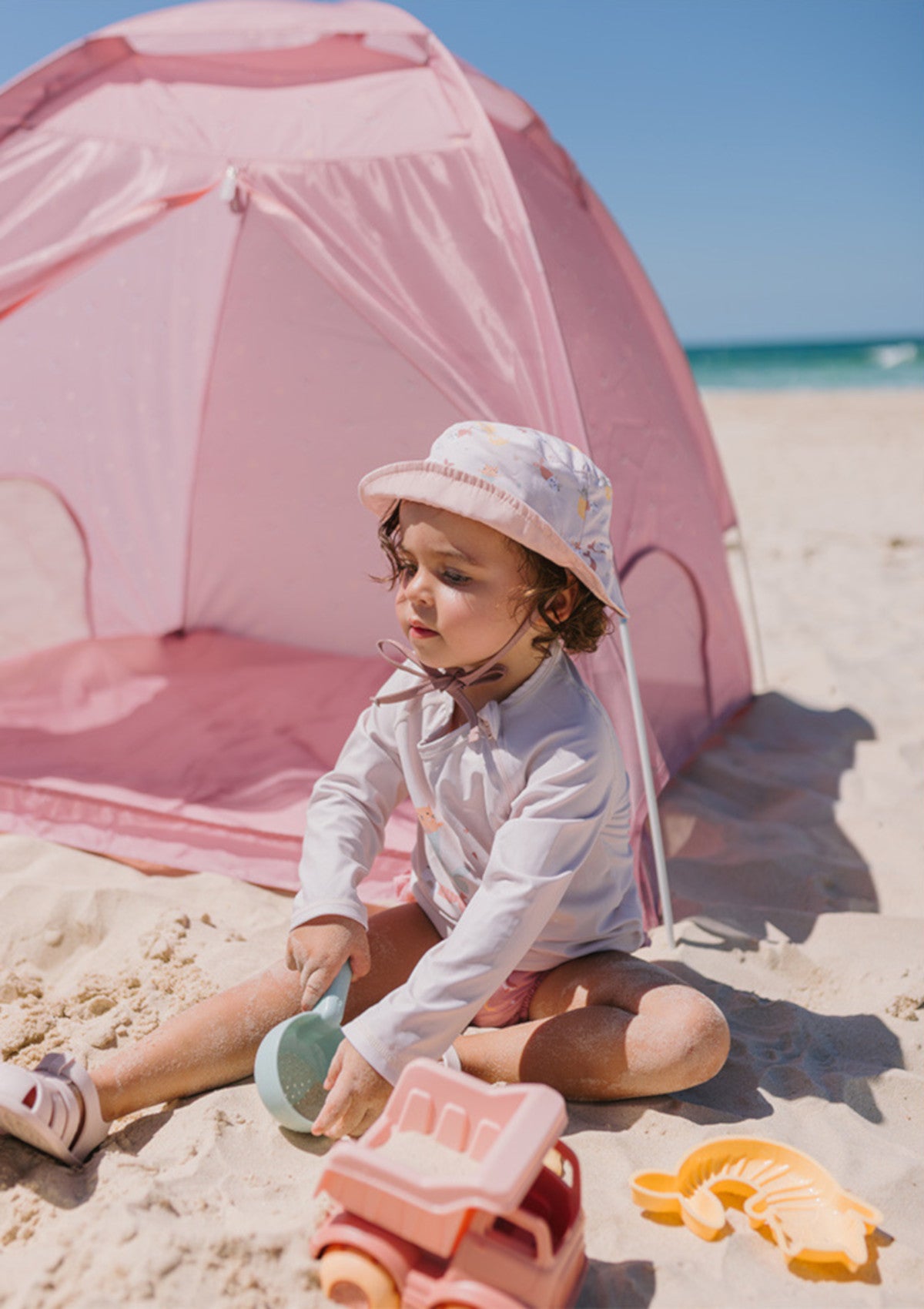Conjunto de brinquedos de praia com gatos sereias - Monnëka