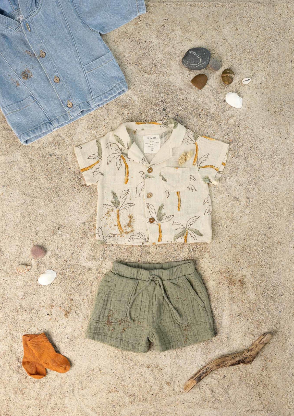 Camisa de manga curta | Textile Art - PLAYUP