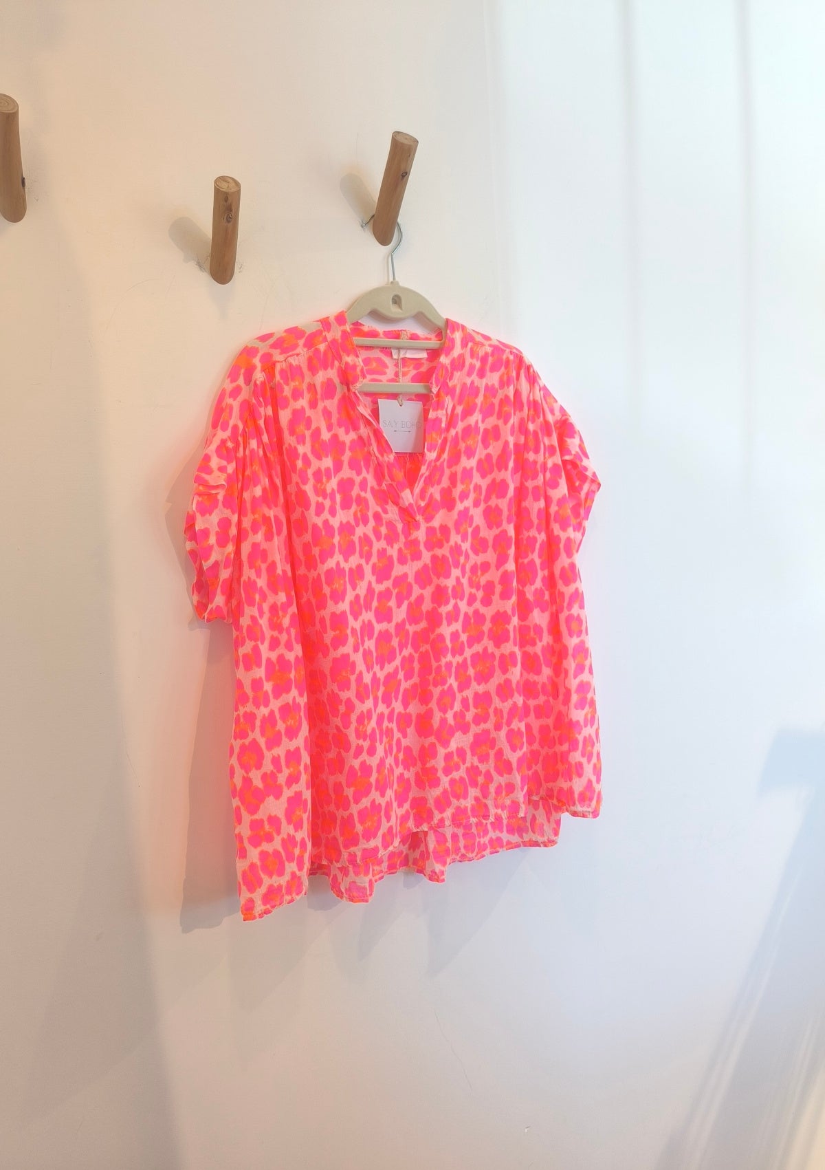 NEON ANIMAL PRINT TUNIC - SAYBOHO