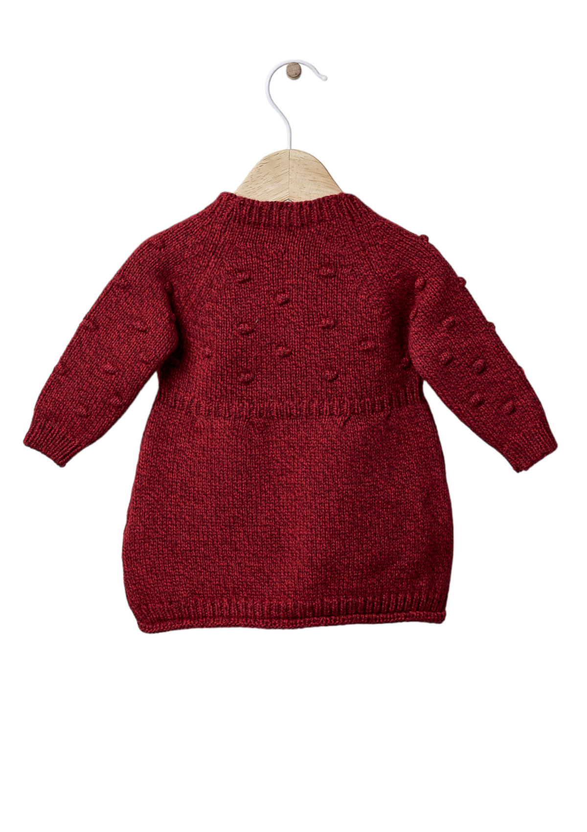 Vestido de manga comprida tricotado | BABY INFLUENCER - WEDOBLE