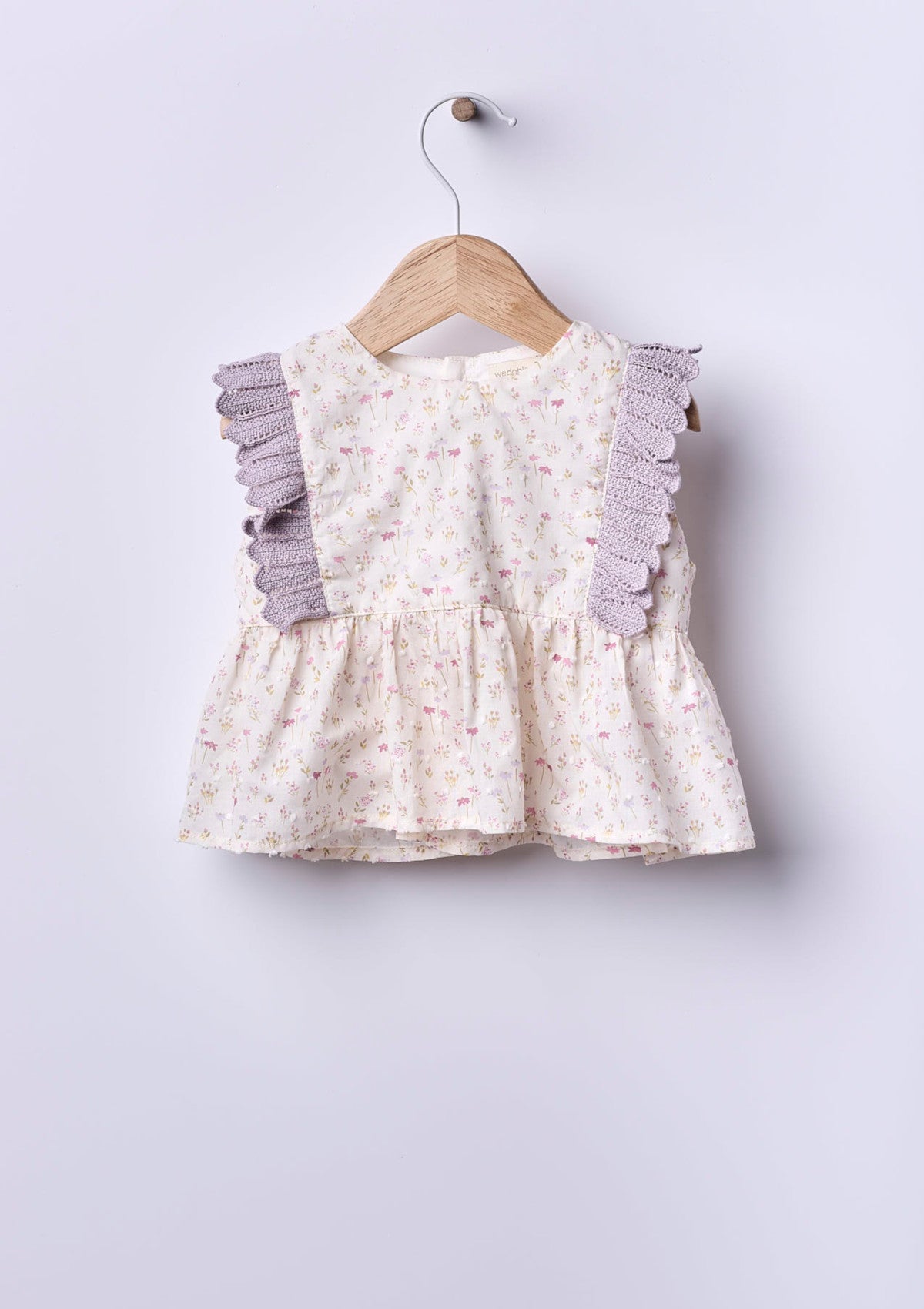 Blusa estampado floral com detalhe tricotado | BREEZE - WEDOBLE