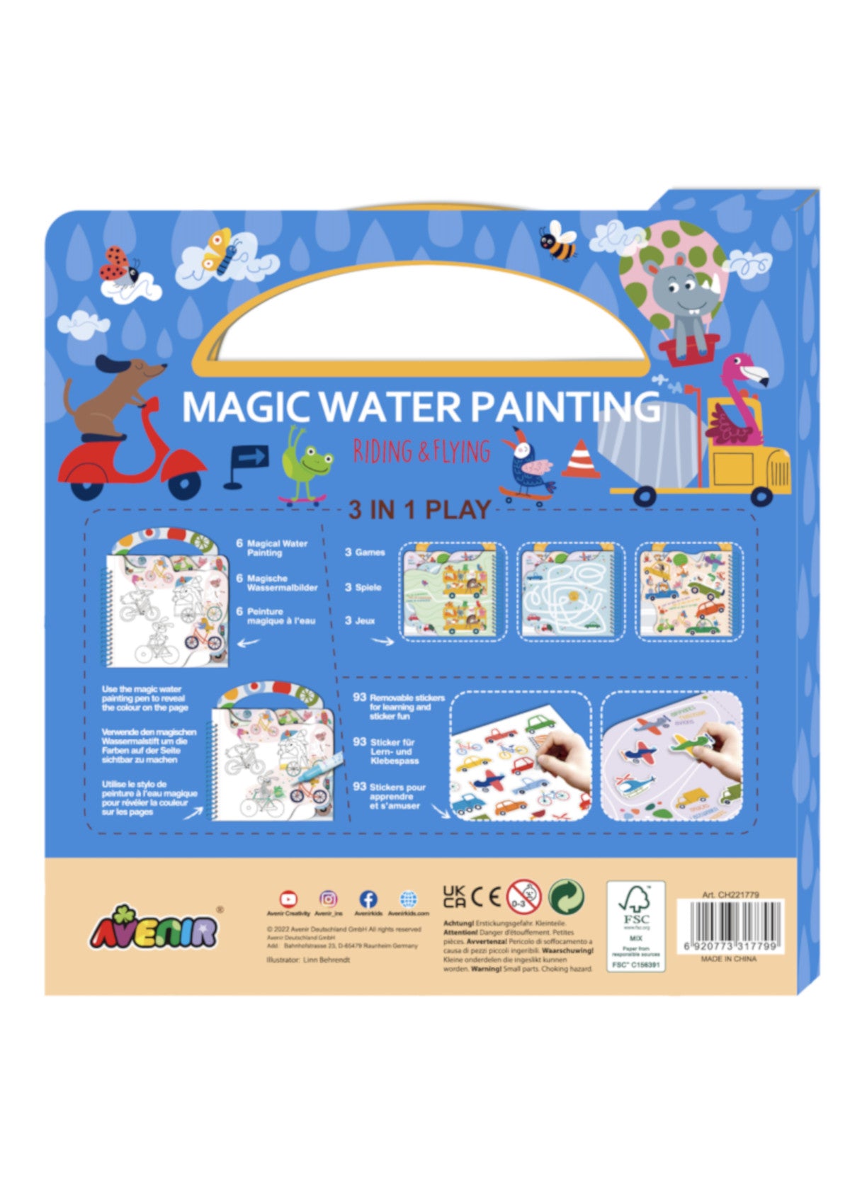 Magic Water Painting - Transports