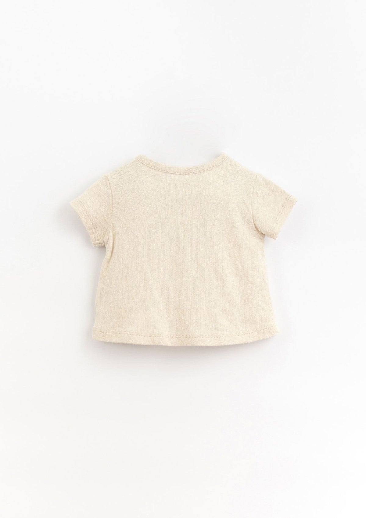T-shirt com mistura de algodão orgânico e linho | Organic Care - PLAYUP