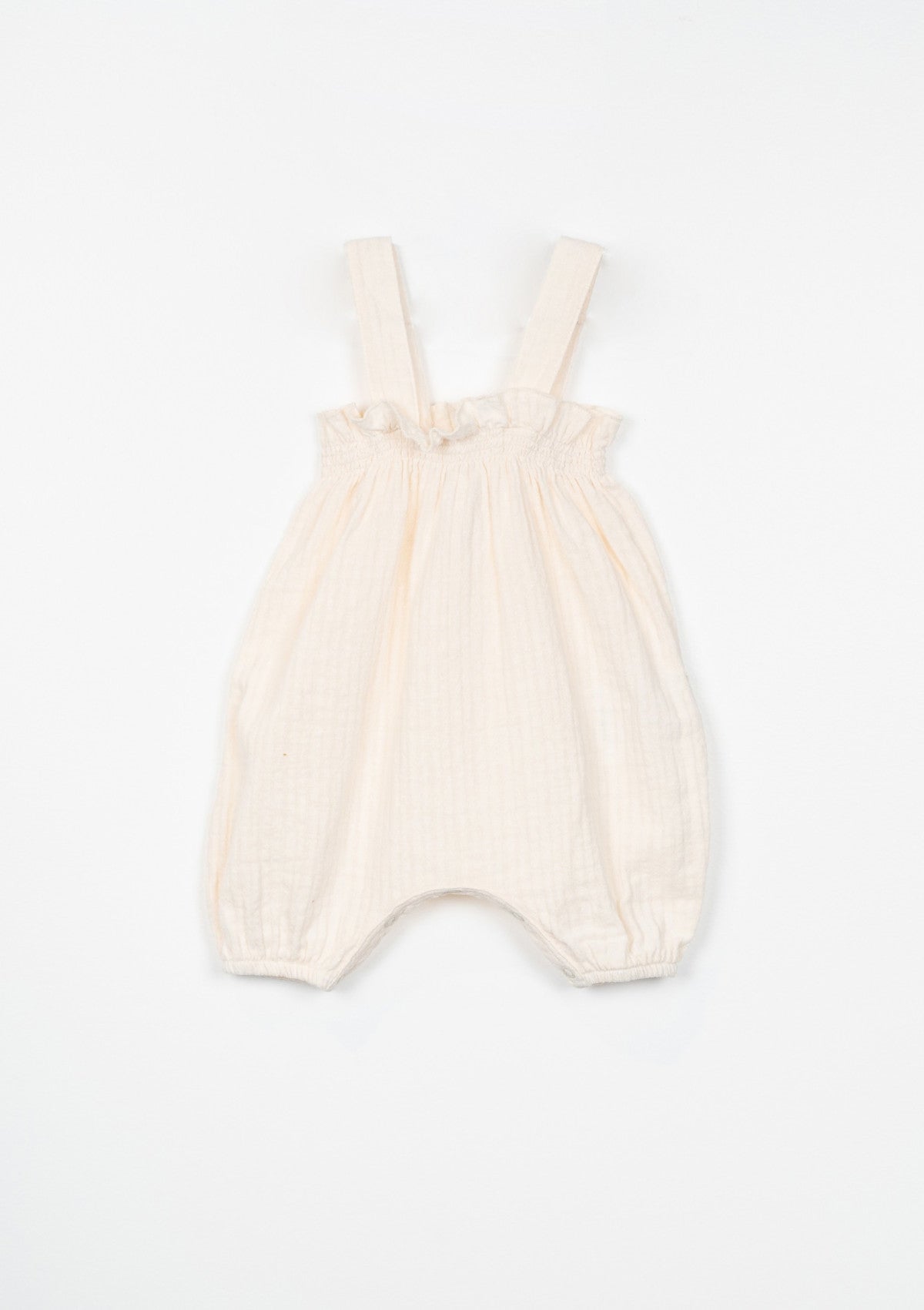 Jumpsuit with elastic at the chest | Basketry