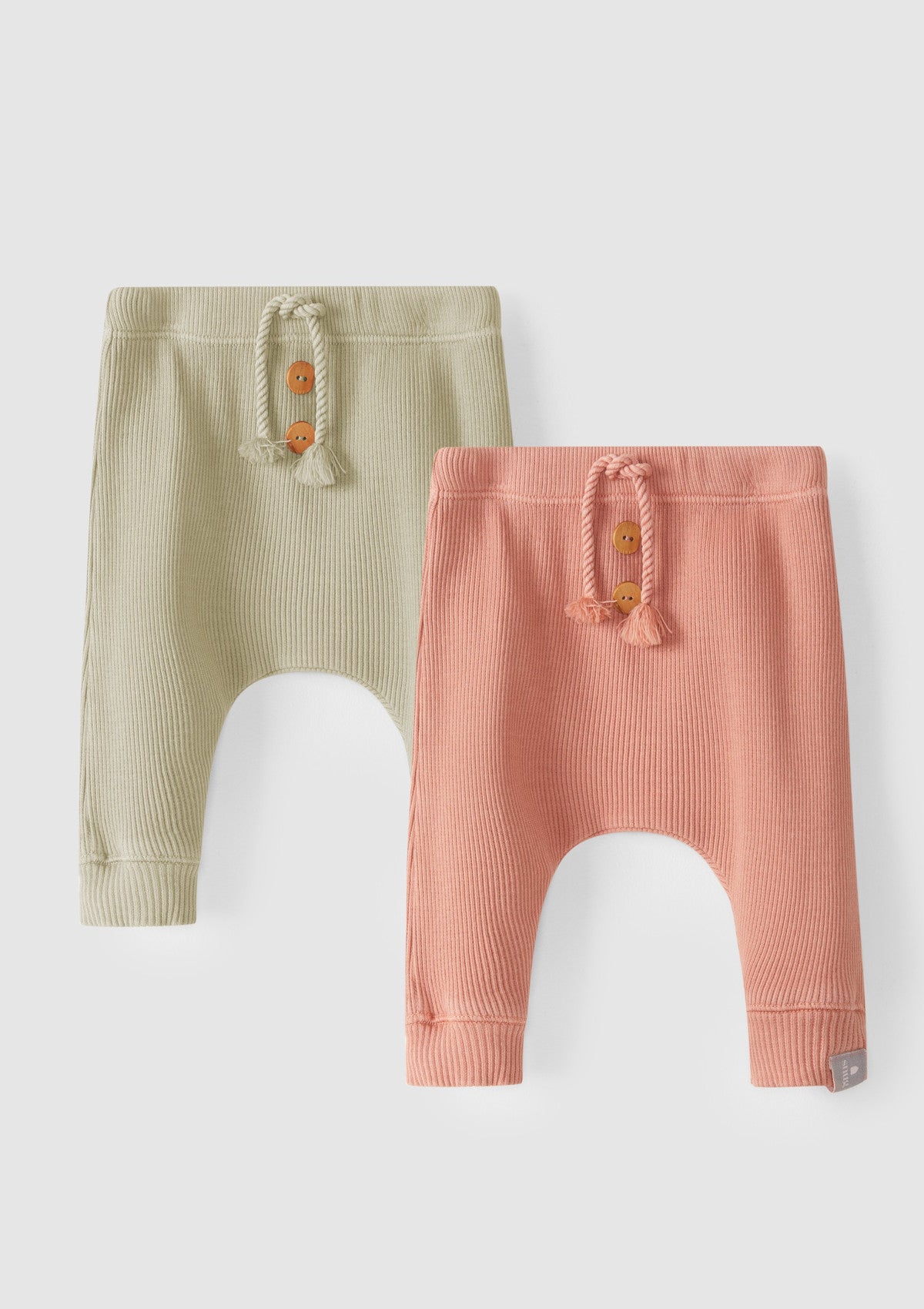 Kit duas calças em algodão canelado - SNUG