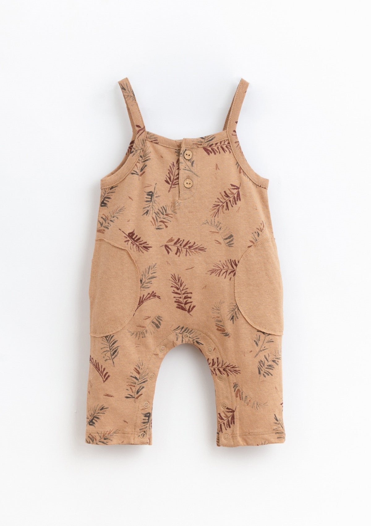 Macacão em mistura de algodão orgânico e linho | Basketry - PLAYUP