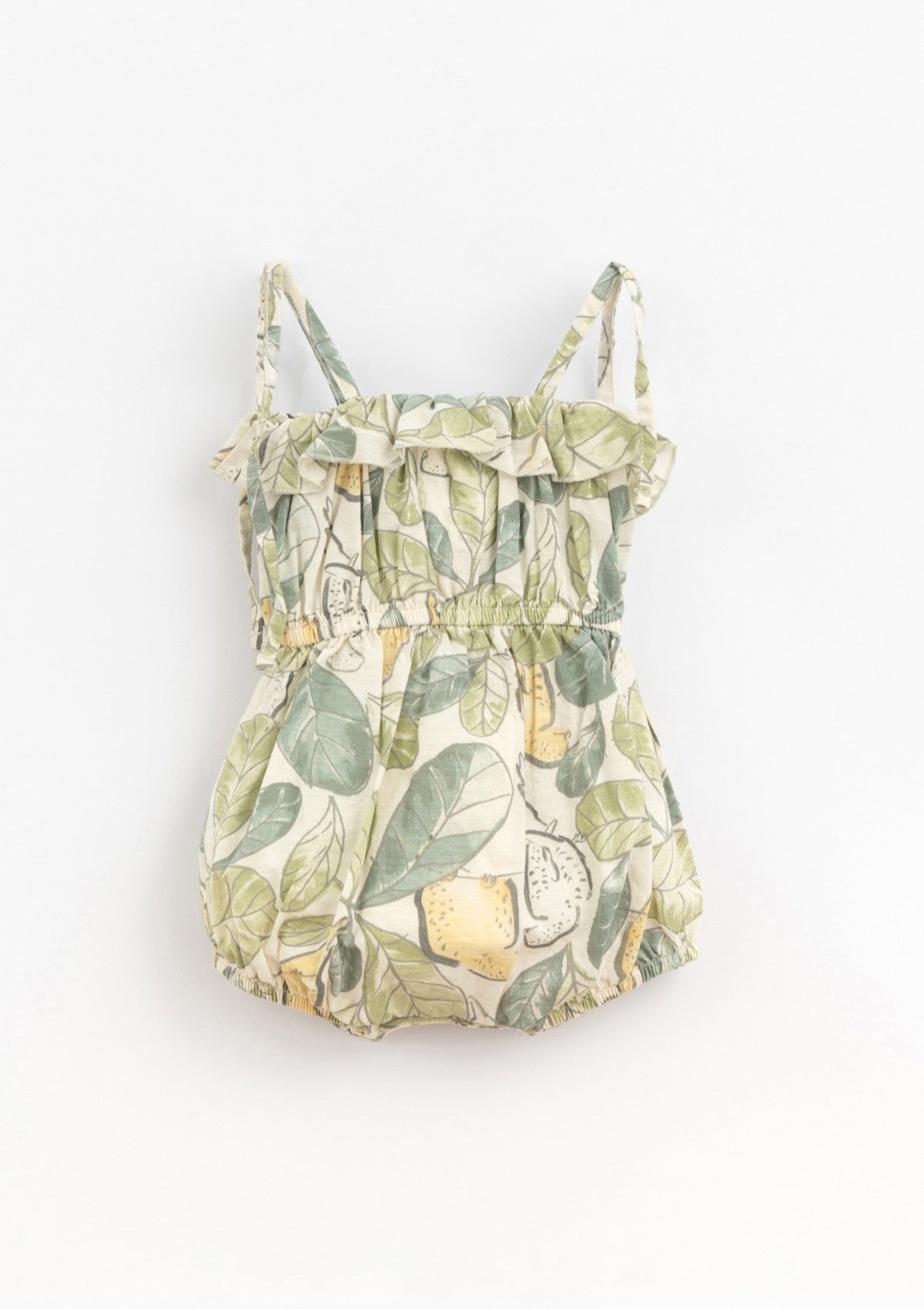 Macacão de tecido com estampado de periquitos | Basketry - PLAYUP