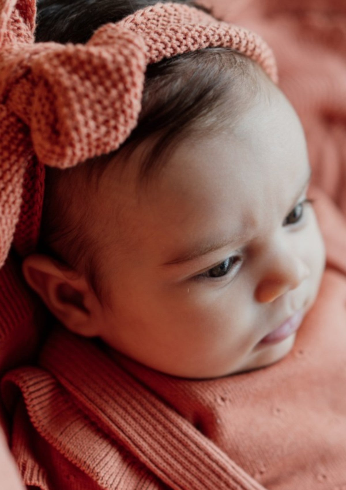 Fita de cabelo com nó tricotada em algodão - WEDOBLE