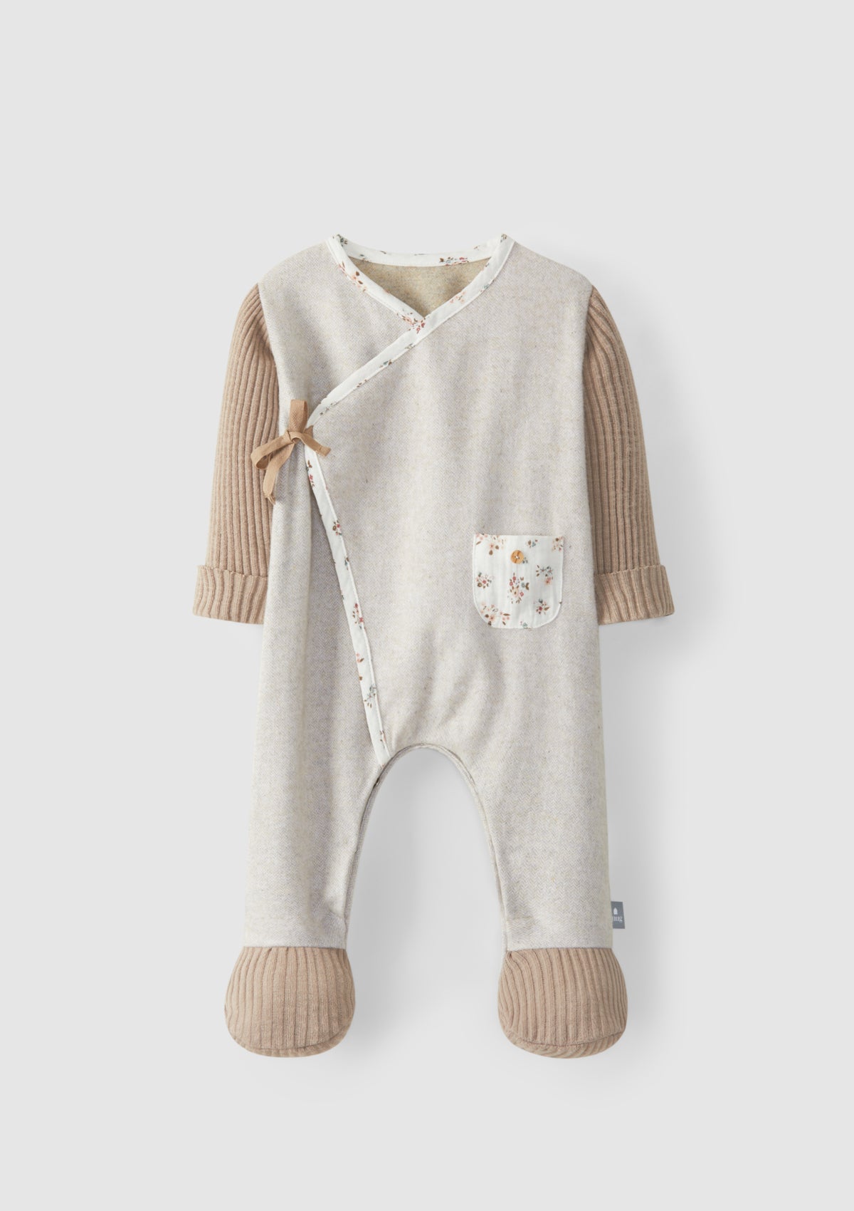 Babygrow trespasse malha espinha - SNUG