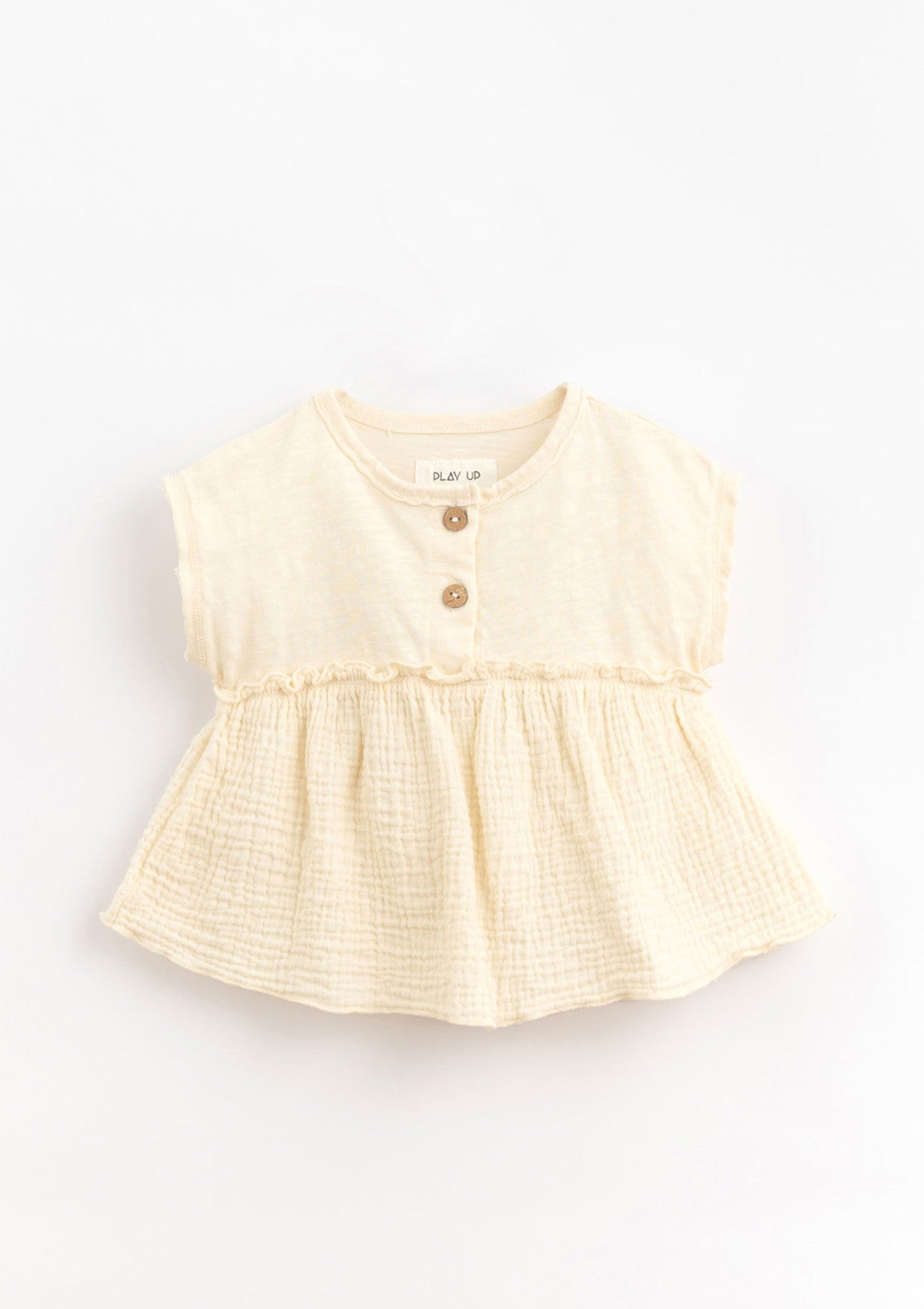 Túnica com folho no peito | Organic Care - PLAYUP