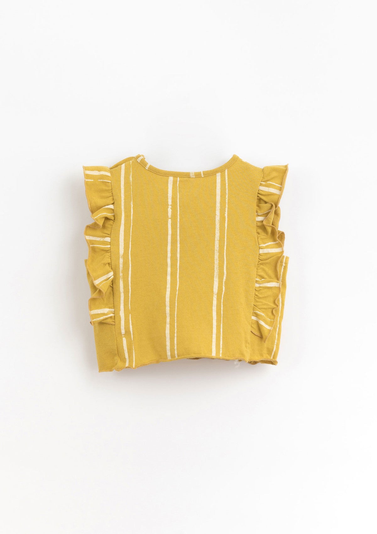 T-shirt às riscas com mistura de fibras naturais | Organic Care - PLAYUP