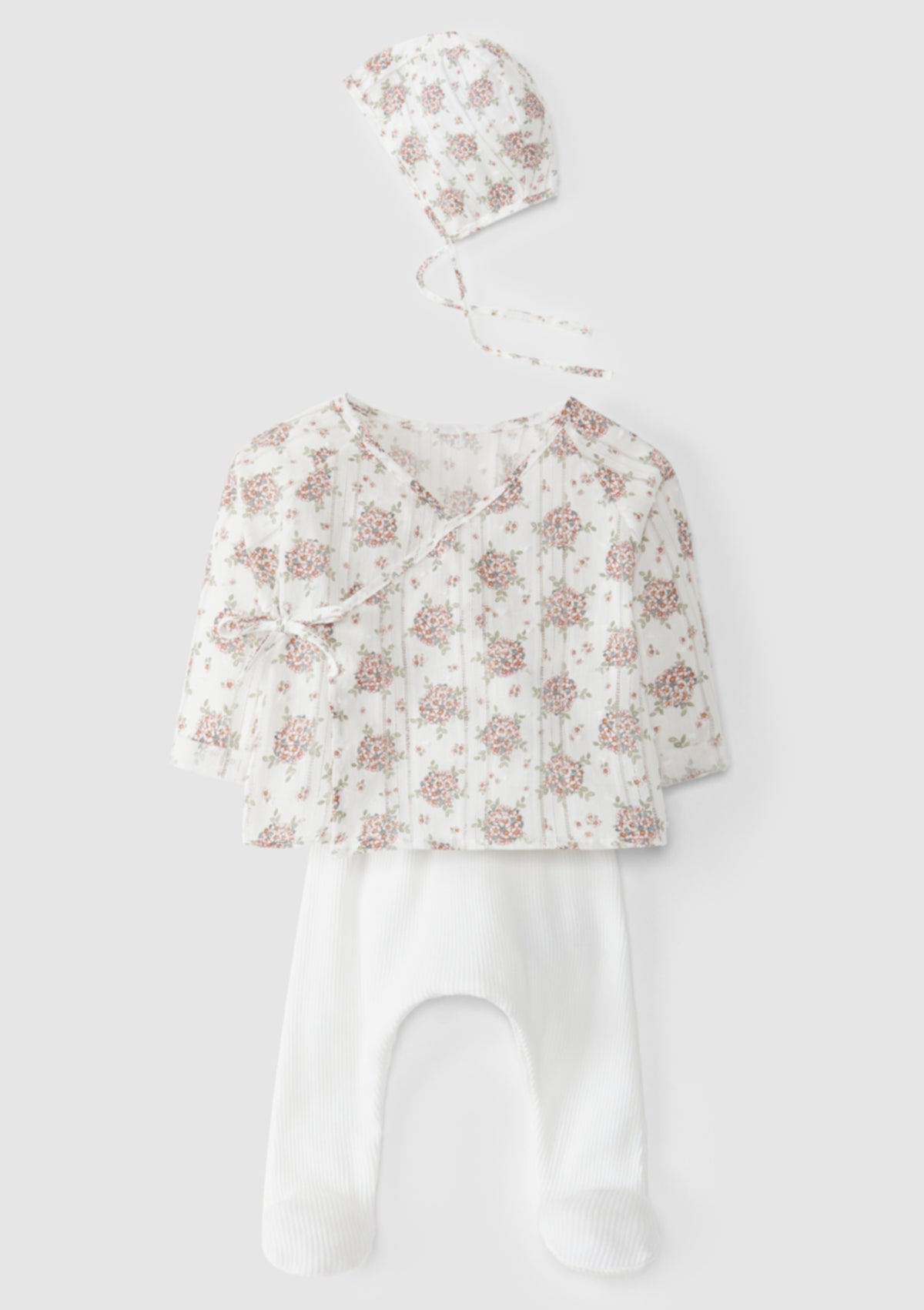 Kit três peças estampado floral - SNUG