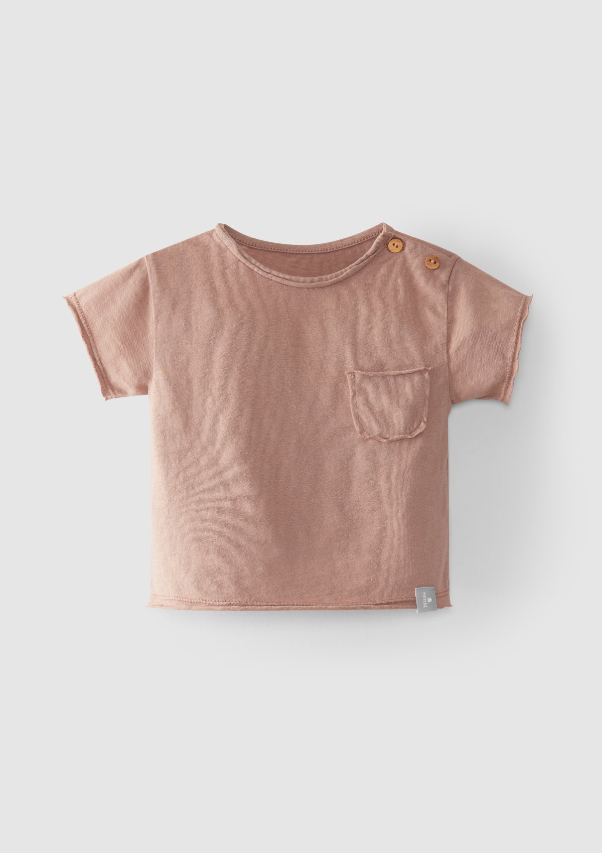 T-shirt lisa com bolso - SNUG