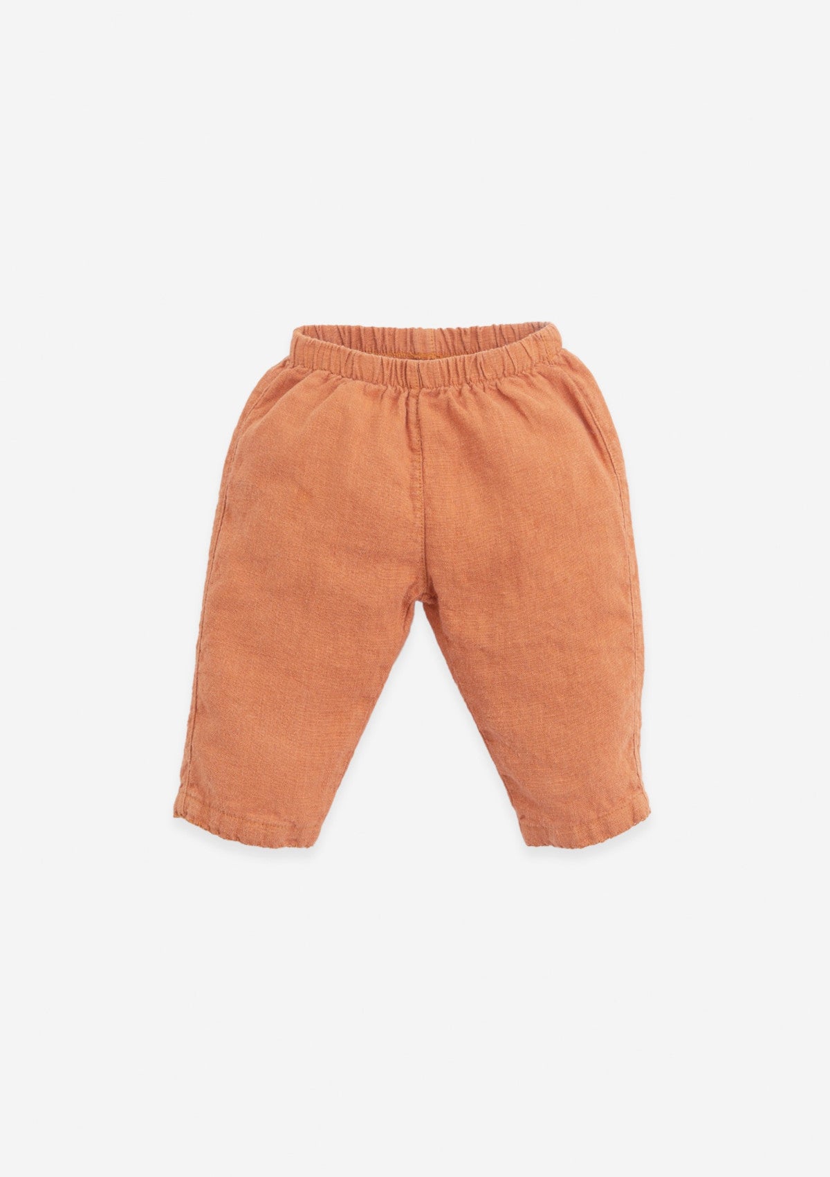 Calça de linho com renda | Botany - PLAYUP