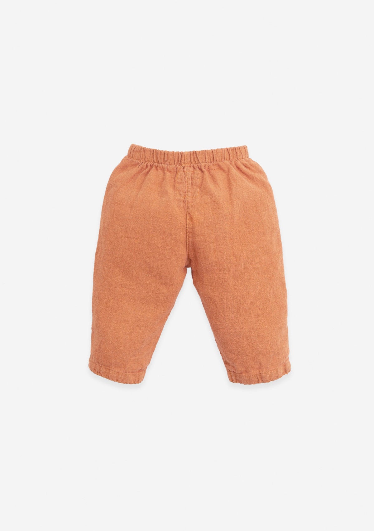 Calça de linho com renda | Botany - PLAYUP