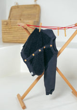 Coat with organic cotton fur