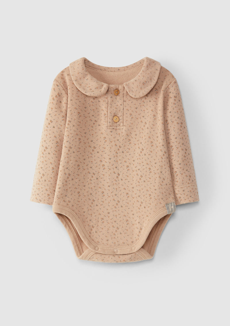 Bodysuit round neck in organic cotton - SNUG