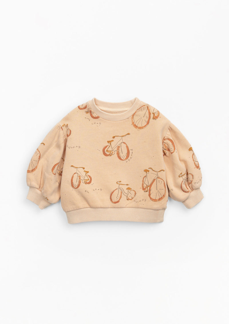 Sweater with bicycles print | Mother Lúcia - PLAYUP