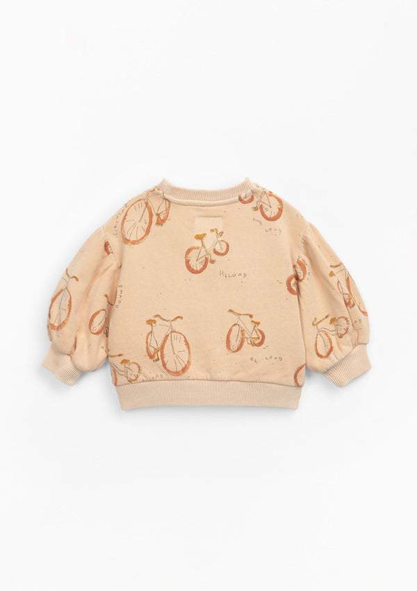 Sweater with bicycles print | Mother Lúcia - PLAYUP