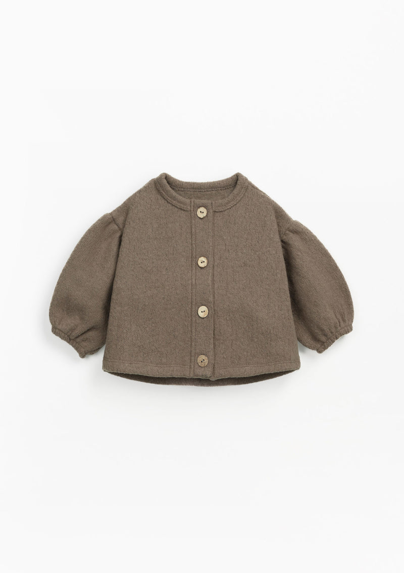 Cardigan with balloon sleeves | Mother Lúcia - PLAYUP